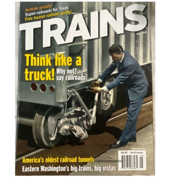 Vtg Lot 4 Trains May Jun Jul Aug 2002 Magazine Railroad Engineer Locomotive - Picture 3 of 11